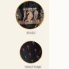 31 Black Silk Saree with Tribal Motifs Border & Copper Zari Work