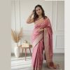 Model Mauve colour saree